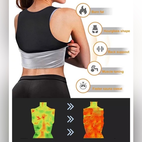 The Blu PU Coating Sweat Vest - Picture 9 of 10